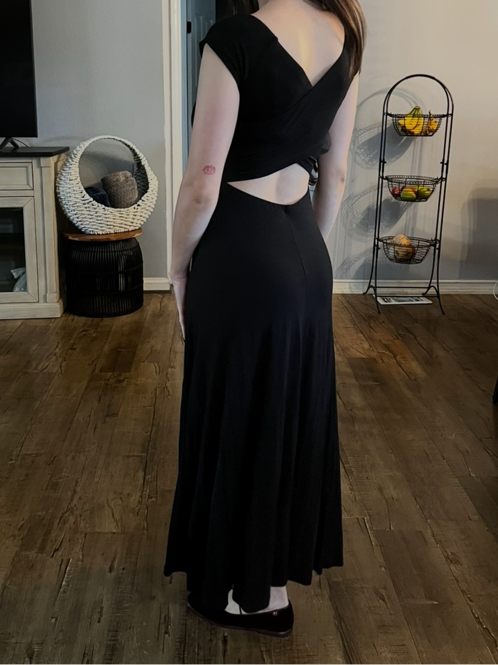 Black lush dress